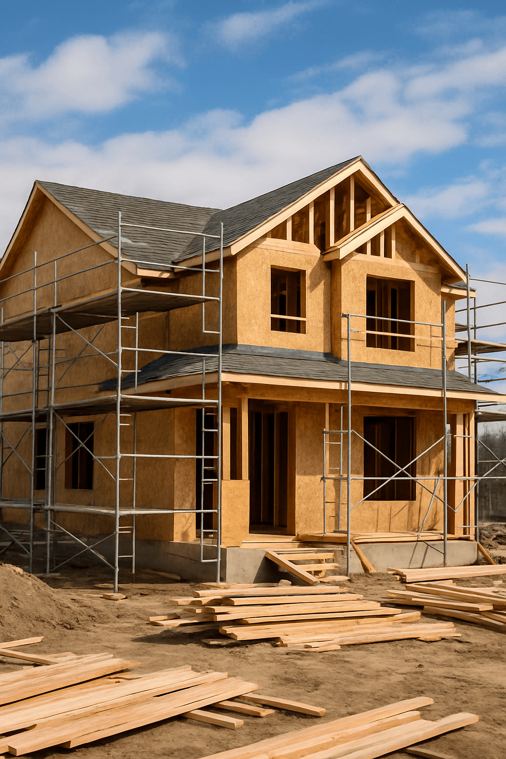 Renovatieproject in uitvoering